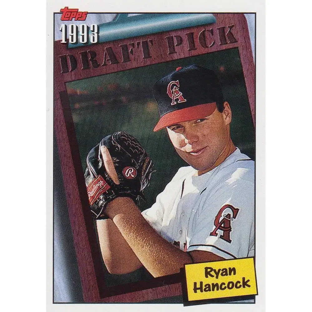 1994 Topps Ryan Hancock DPK, RC # 760 California Angels